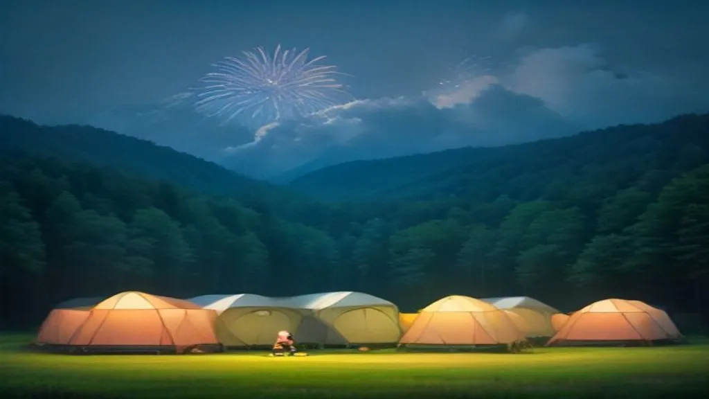 Why festival camping works so well here — illustration