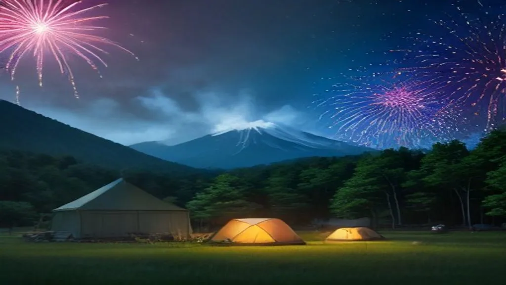 Matching a campsite to each event — illustration