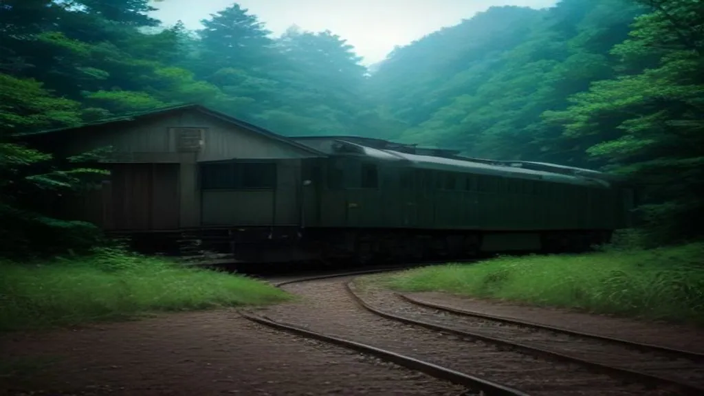 Car versus train — illustration