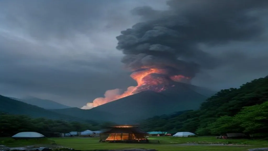 Volcanic activity is part of the deal — illustration