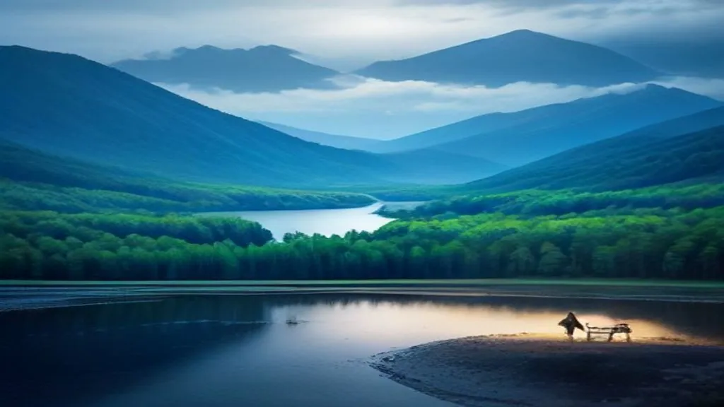 Hokkaido's Caldera Lakes — illustration