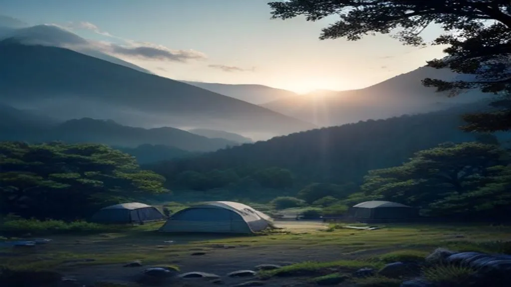 Picking Your Base Campsite on the Map — illustration