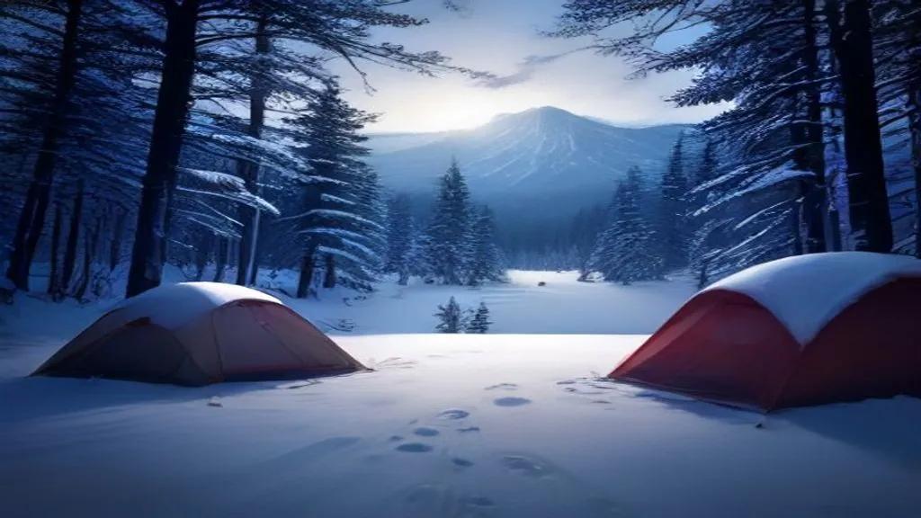 Snow country or the mild south: choose your winter — illustration