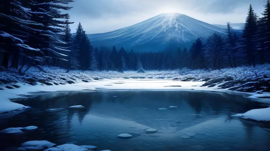 Water, food, and the frozen details — illustration