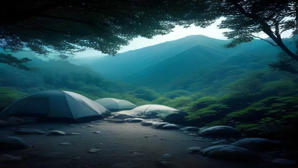 Why Camp Near Miyanoura-dake? — illustration